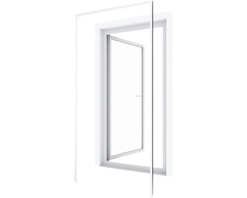 Geöffnetes weißes Fenster