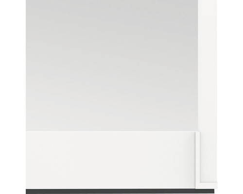 Detailansicht eines modernen Badezimmermöbels mit Waschtisch