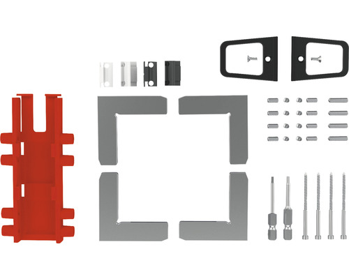 Einzelteile für eine Türdrücker-Garnitur