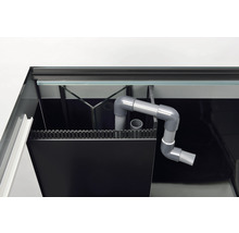 Aquariumkombination EHEIM incpiria 430 reef mit Förderpumpe und beleuchtbaren Unterschrank alpin