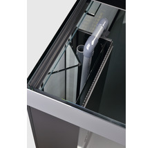 Aquariumkombination EHEIM incpiria 430 reef mit Förderpumpe und beleuchtbaren Unterschrank alpin