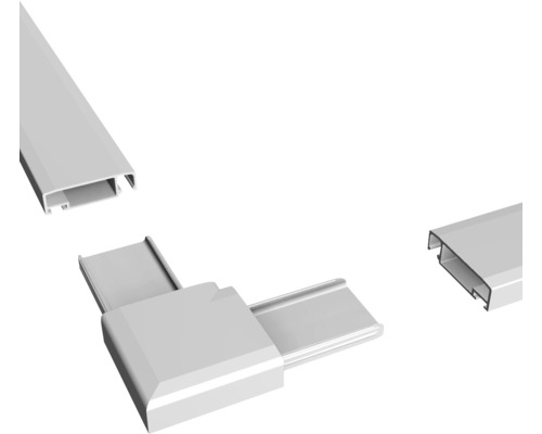 Eckverbinder für Kabelschutzkanal