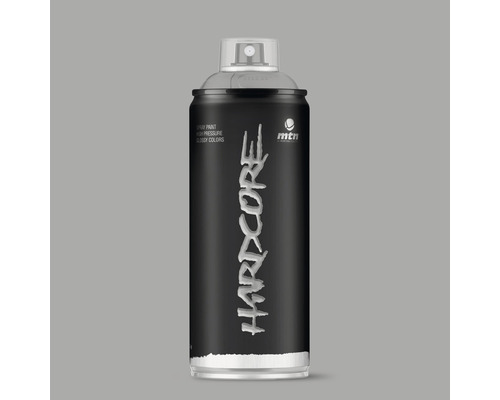 MTN Montana Hardcore Sprühlack R-7040 Pearl Grey 400 ml Schwarze Montana Hardcore Sprühfarbe
