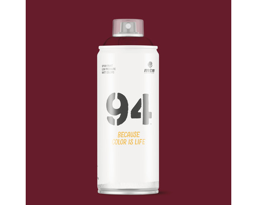 MTN Montana 94 Sprühlack RV-3004 Bordeaux Red 400 ml MTN 94 Sprühfarbe, Niederdruck, matte Farben