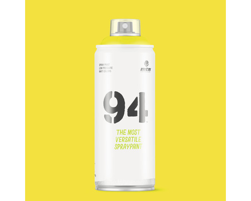 MTN Montana 94 Sprühlack Leuchtfarbe neongelb 400 ml Sprühdose mit Lack für vielfältige Anwendungen