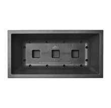 Rechteckiger Pflanzkasten aus Kunststoff, Innenansicht