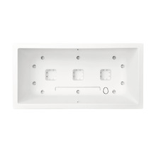 Rechteckige Badewanne von oben