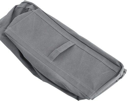 Graue Aufbewahrungsbox mit Griff