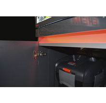 Aquariumkombination EHEIM incpiria 330 marine mit LED-Beleuchtung, Förderpumpe und beleuchtbaren Unterschrank graphit