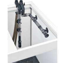 Aquariumkombination EHEIM Vivaline 150 mit LED-Beleuchtung, Heizer, Filter und Unterschrank anthrazit