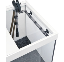 Aquariumkombination EHEIM Vivaline 150 mit LED-Beleuchtung, Heizer, Filter und Unterschrank anthrazit