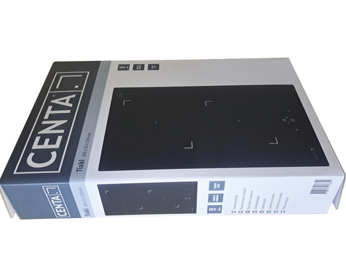 Verpackung des Centa Tiaki Induktionskochfelds 300 x 55 x 520 Millimeter