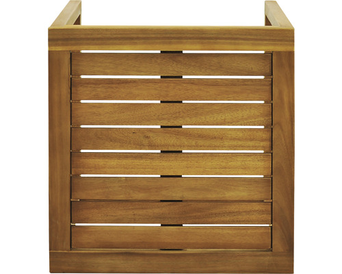 Holz-Pflanzkasten mit Lattenstruktur
