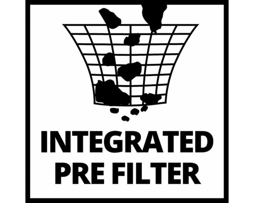 Integriertes Vorfilter Symbol