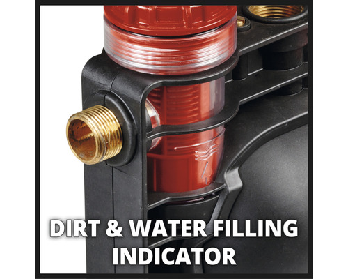 Schmutz- und Wasserstandsanzeige