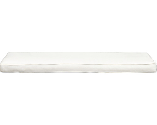 Weißes Sitzkissen