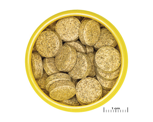 Tablettenfutter für Fische in Dose