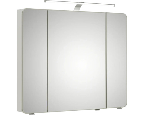 Spiegelschrank mit drei Türen und Beleuchtung