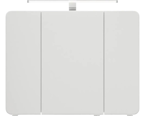 Weißer Spiegelschrank mit Beleuchtung für das Badezimmer