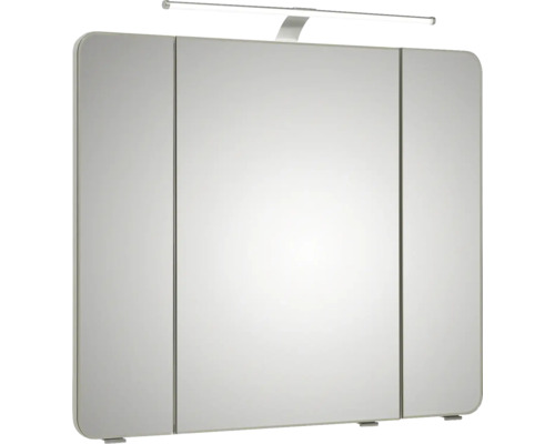 Spiegelschrank mit drei Türen und Beleuchtung