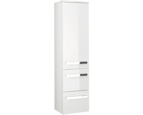 Weißer Hängeschrank mit drei Schubladen für das Badezimmer