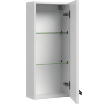Offener Badezimmer-Spiegelschrank mit Glasböden