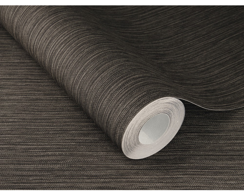 Rolle braune Tapete mit horizontalem Streifenmuster