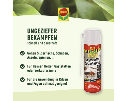 Compo Ungeziefer Spezial-Spray zur Schädlingsbekämpfung