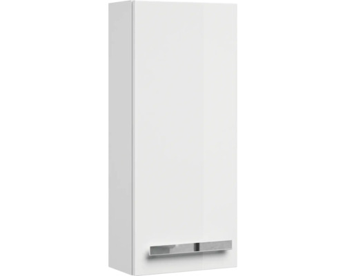 Weißer Badezimmer-Hängeschrank mit Griff