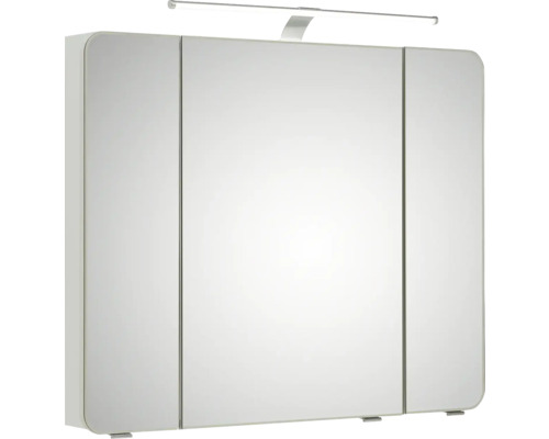 Spiegelschrank mit drei Türen und Beleuchtung