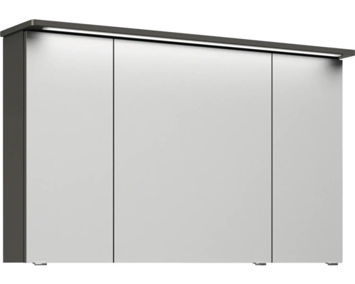 Spiegelschrank mit drei Türen und Beleuchtung