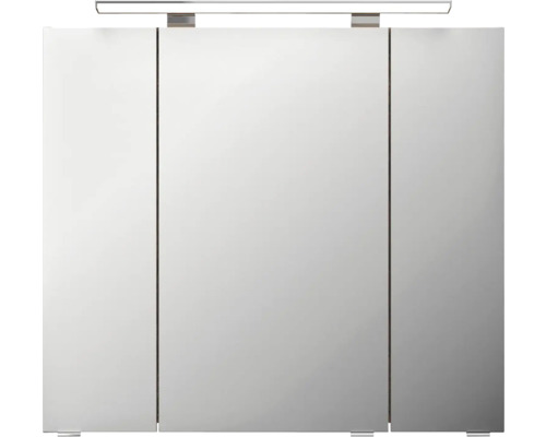 Spiegelschrank mit drei Türen und Beleuchtung