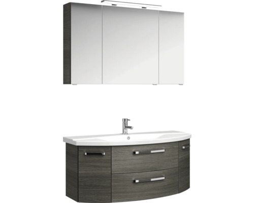 Waschtischkombination mit Spiegelschrank für das Badezimmer