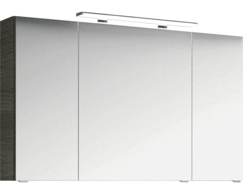 Spiegelschrank mit Beleuchtung und drei Spiegeltüren