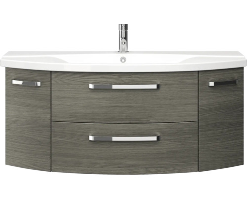 Waschtischunterschrank mit Waschbecken und Armatur