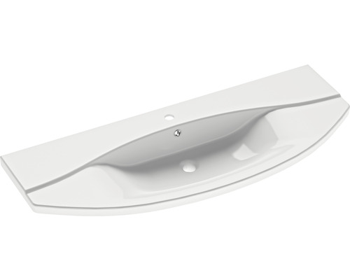 Keramikwaschtisch mit Hahnloch und Überlauf