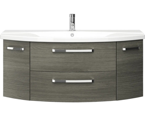 Waschtischunterschrank mit zwei Schubladen und Waschbecken