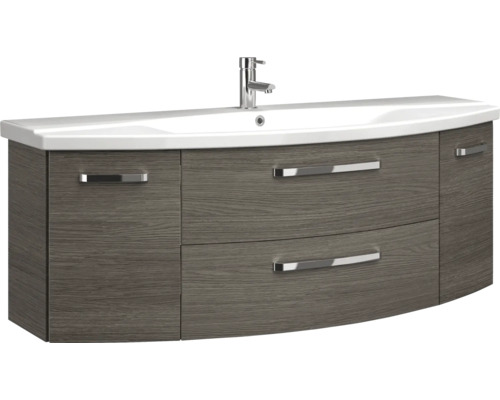 Waschtischunterschrank mit Waschbecken und Armatur