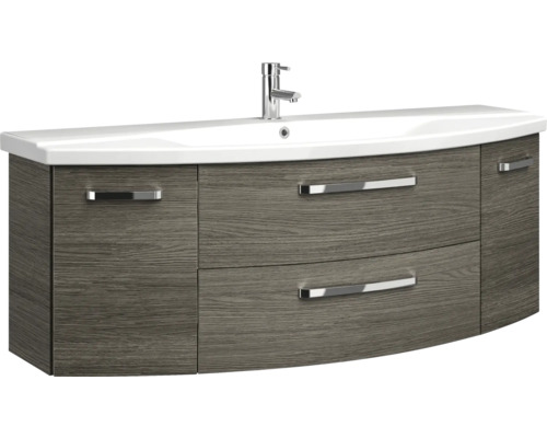 Waschtischunterschrank mit Waschbecken und Armatur