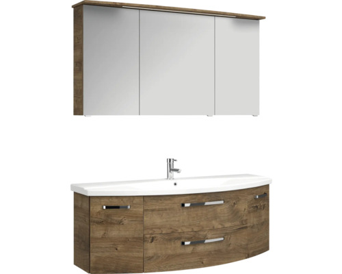 Badmöbelset mit Waschbecken und Spiegelschrank