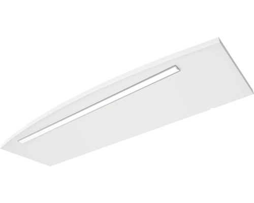 Weiße Deckenleuchte mit LED Lichtleiste