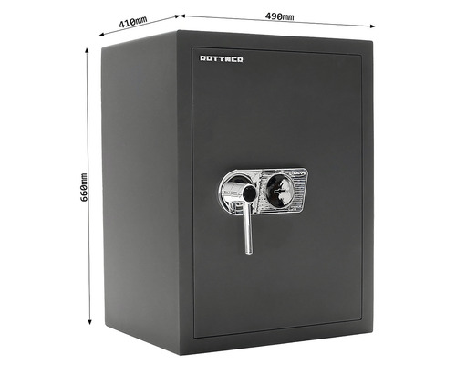 Döttner Geldschrank mit den Maßen 410 mal 490 mal 660 Millimeter
