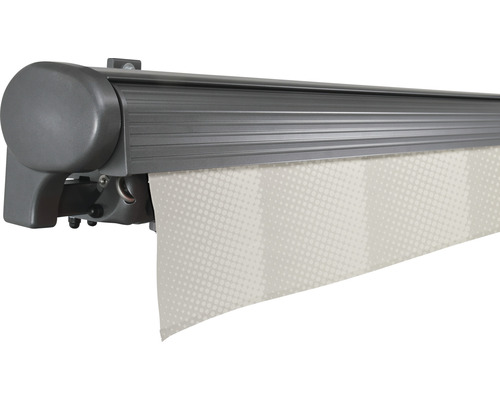 Markise mit Stoff und Gehäuse