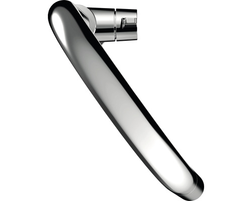 Glänzender Badewannengriff aus Metall