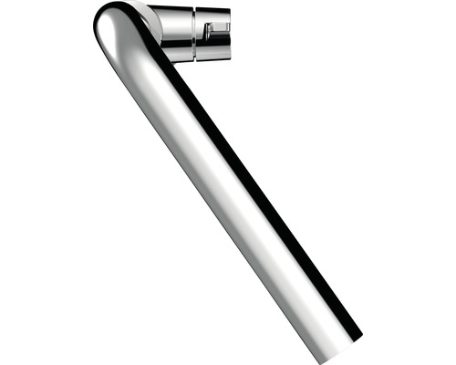 Eckventil aus Metall, glänzend