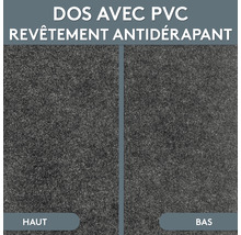 BBQ-Bodenschutzmatte anthrazit Uni 100x120 cm
