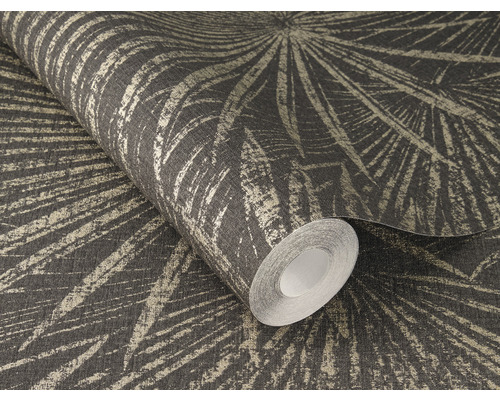 Tapetenrolle mit abstraktem Blattmuster