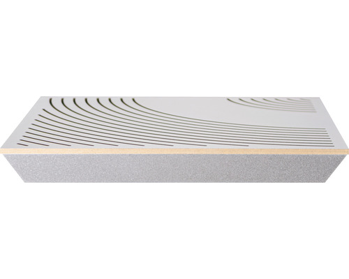 Schallabsorberplatte mit Schlitzdesign
