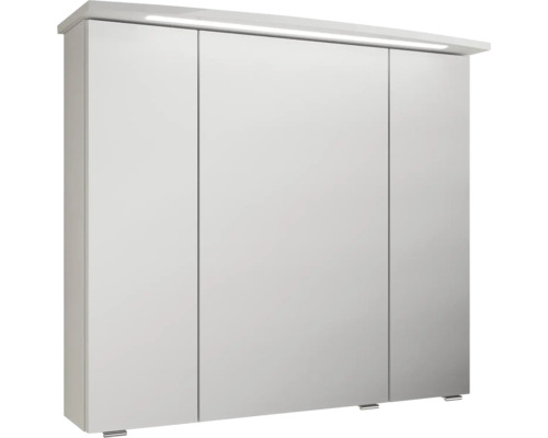 Spiegelschrank mit drei Türen und Beleuchtung für Badezimmer