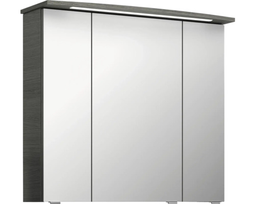 Spiegelschrank mit drei Spiegeltüren und Beleuchtung